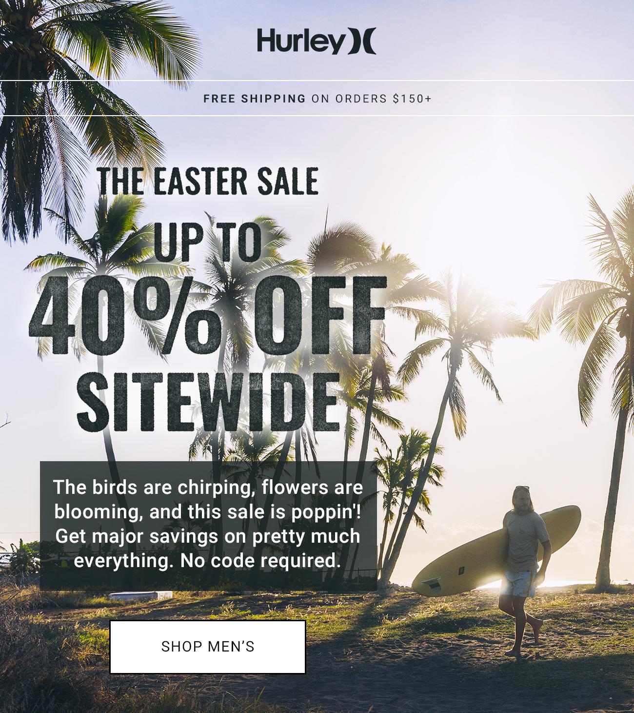 Hurley - The Easter Sale Up To 40% Off Sitewide | Shop Men's