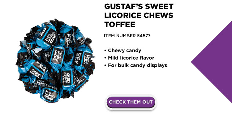 Gustaf's Sweet Licorice Chews Toffee