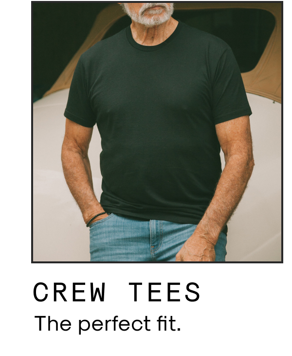 crew neck tees