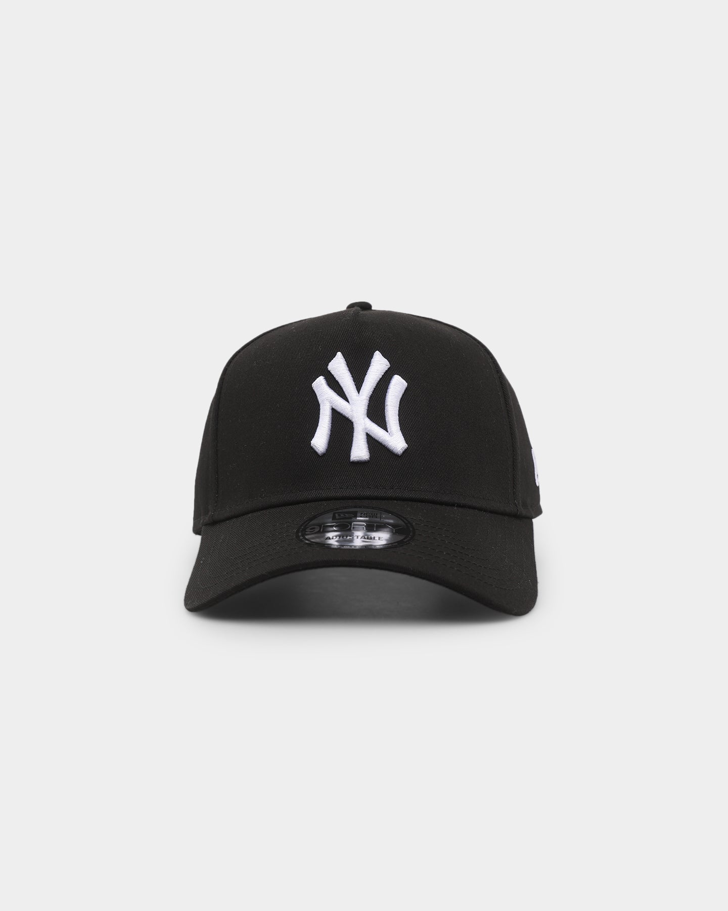 Image of New Era Yankees 9FORTY A-Frame Snapback Black/White