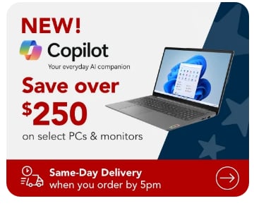 Save over $250 on select PCs