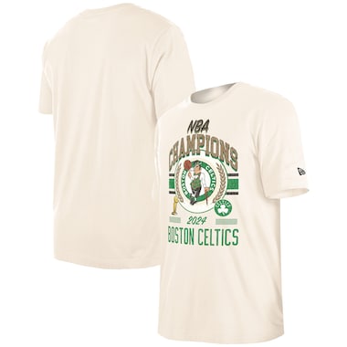  New Era Cream  2024 NBA Finals Champions Victory Chrome T-Shirt