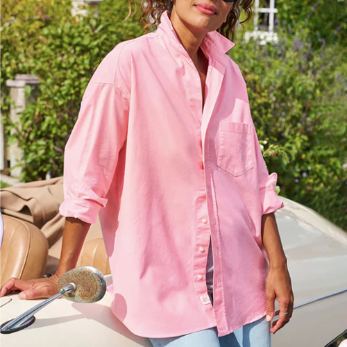 Shirley Oversized Button-Up Shirt - Frank & Eileen