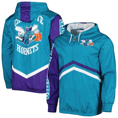  Mitchell & Ness Teal  Undeniable Full-Zip Windbreaker Jacket