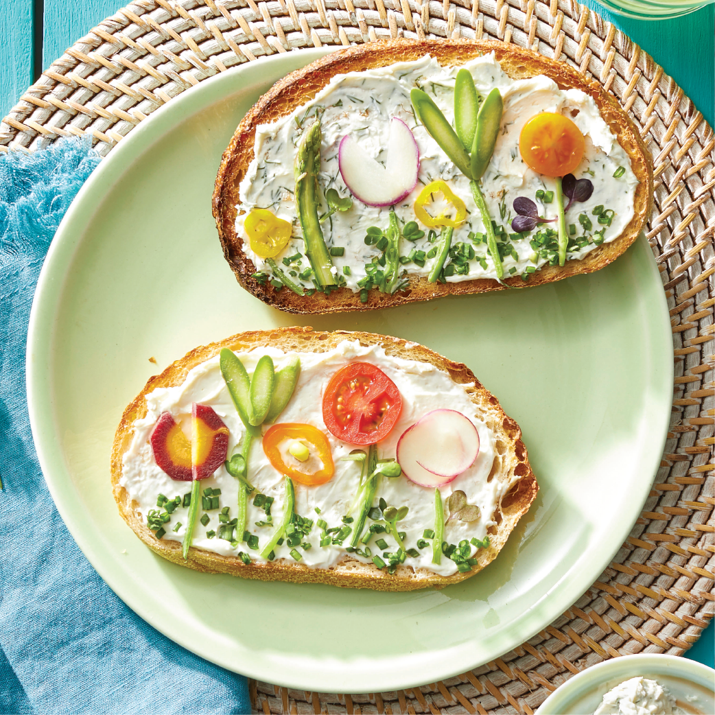 Veggie Garden Toast