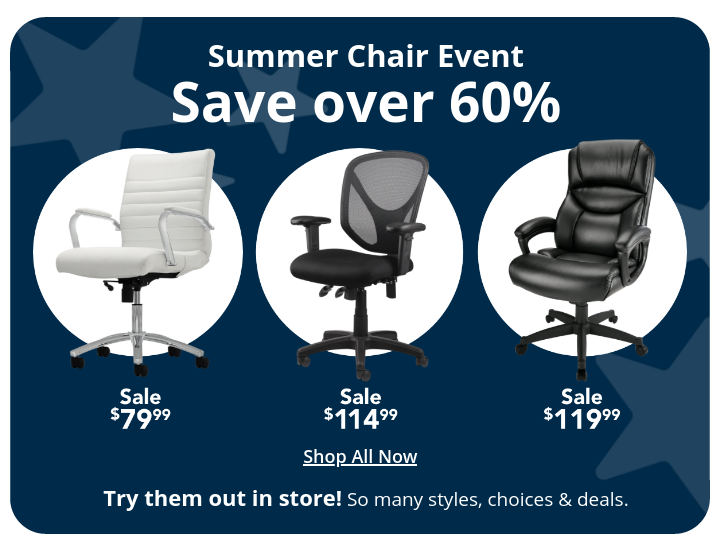 Save over 60% off on select Chairs