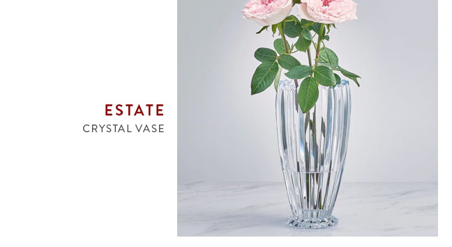 Estate Crystal Vase