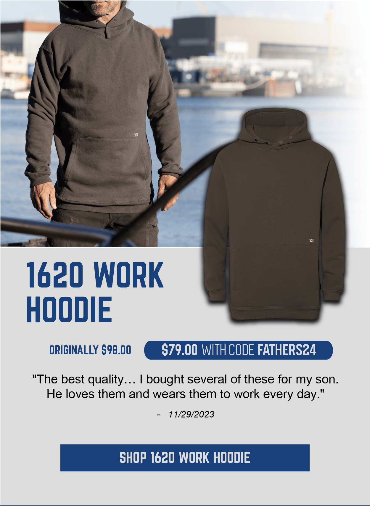 Shop 1620 Work Hoodie