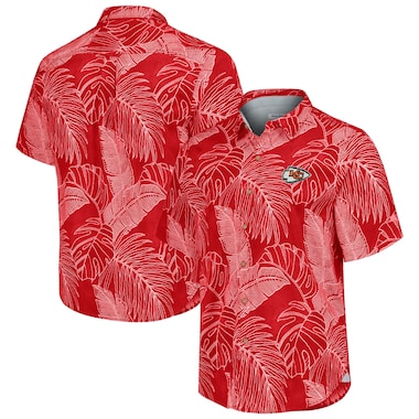  Tommy Bahama Red  Sport Vine Line Button-Down Shirt