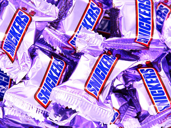 133111 - Purple Snickers Minis Candy: 10.48-Ounce Bag