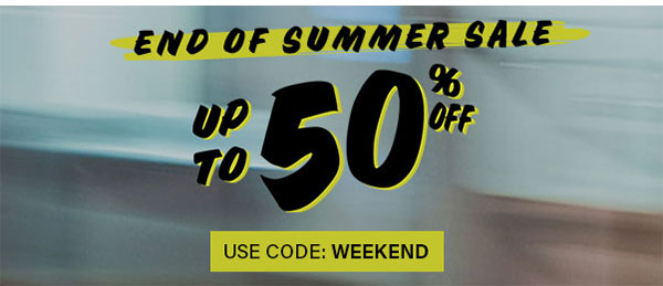 End of sumer sale up to 50% Off