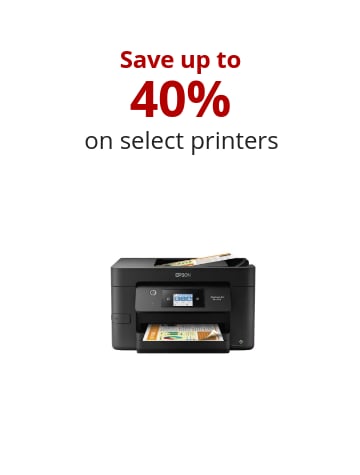 Save over 40% on select printers