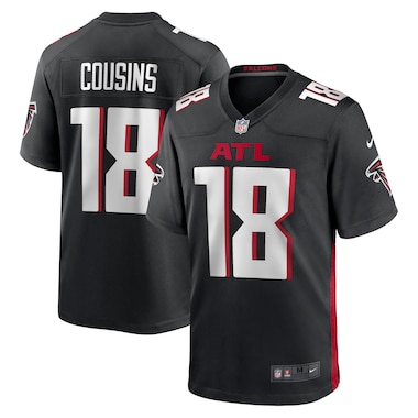  Nike Kirk Cousins Black  Game Player Jersey