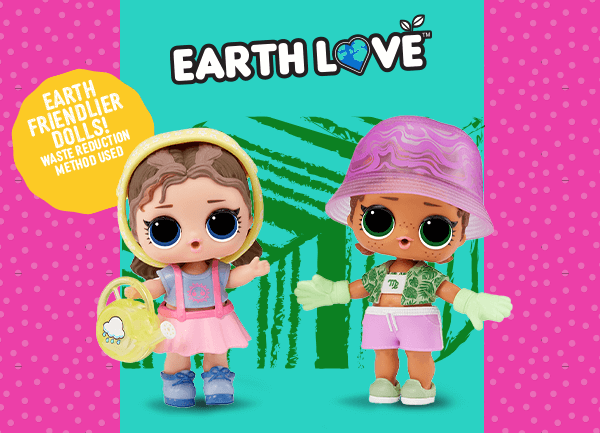 Earth Love™ Earth Friendlier Dolls! Waste reduction method used.