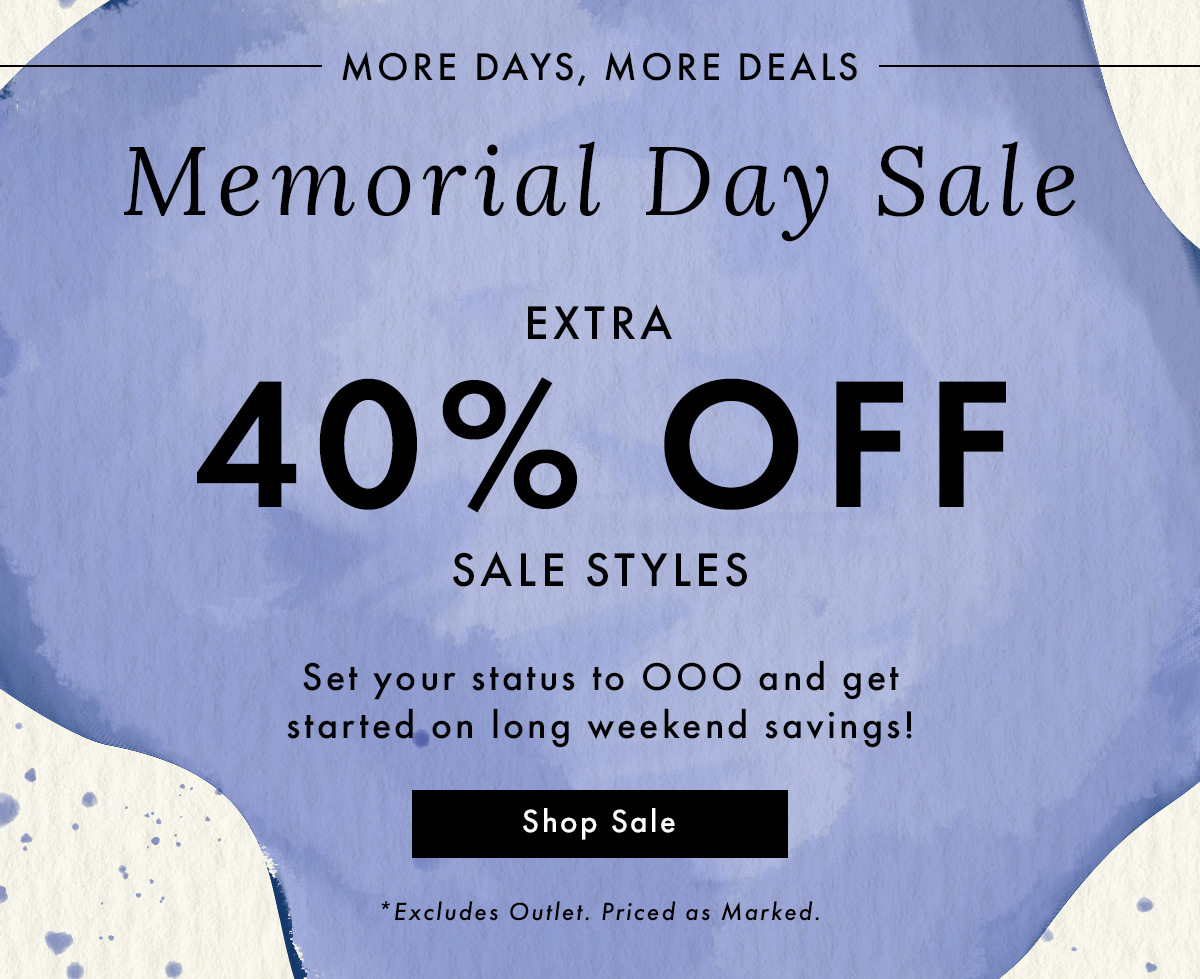 Extra 40% Off Sale Styles | Shop Sale