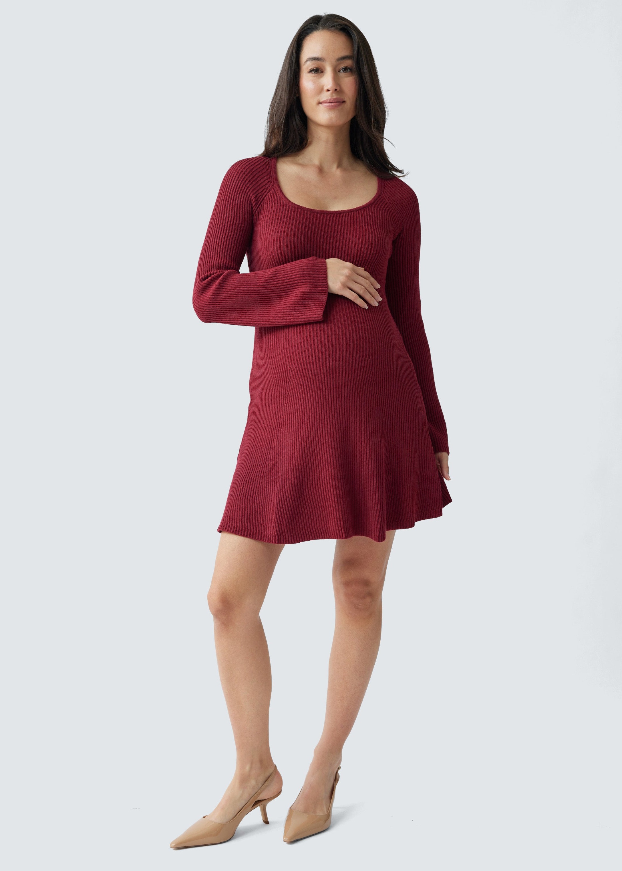 Rib Sweater Dress