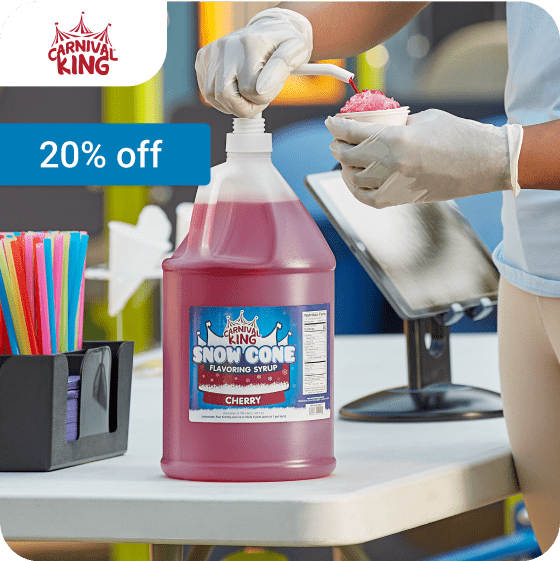 20% off Carnival King Snow Cone Syrups