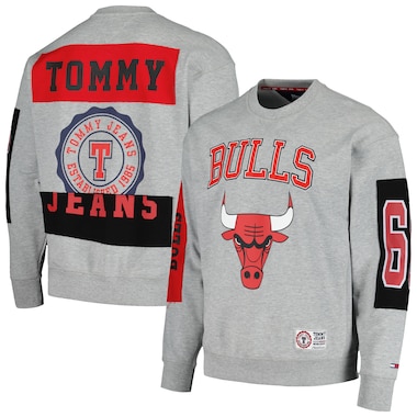  Tommy Jeans Heather Gray  Hayes Crewneck Pullover Sweatshirt