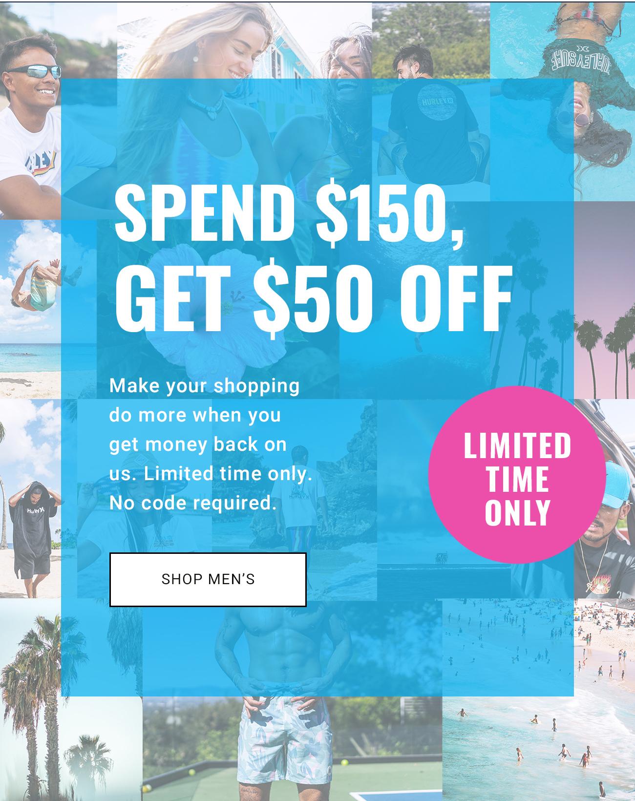 Spend $150, Get $50 OFF | Shop Men's