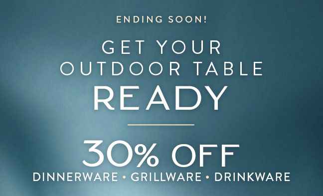 Get Your Outdoor Table Ready