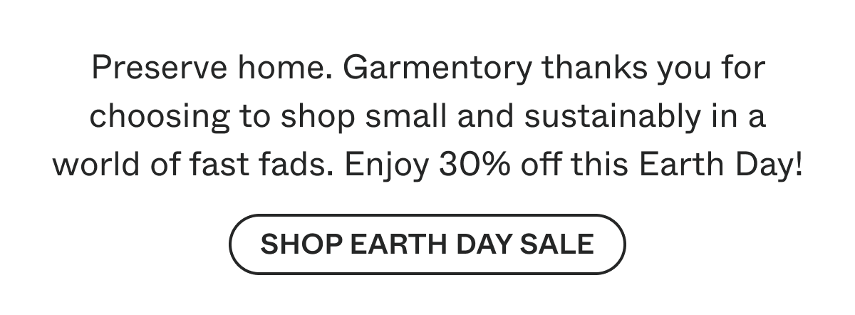 SHOP EARTH DAY SALE