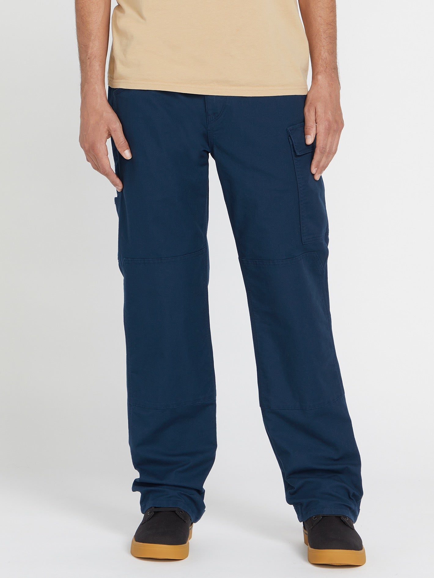 Image of Volcom Workwear Caliper Relaxed Work Pants - Navy