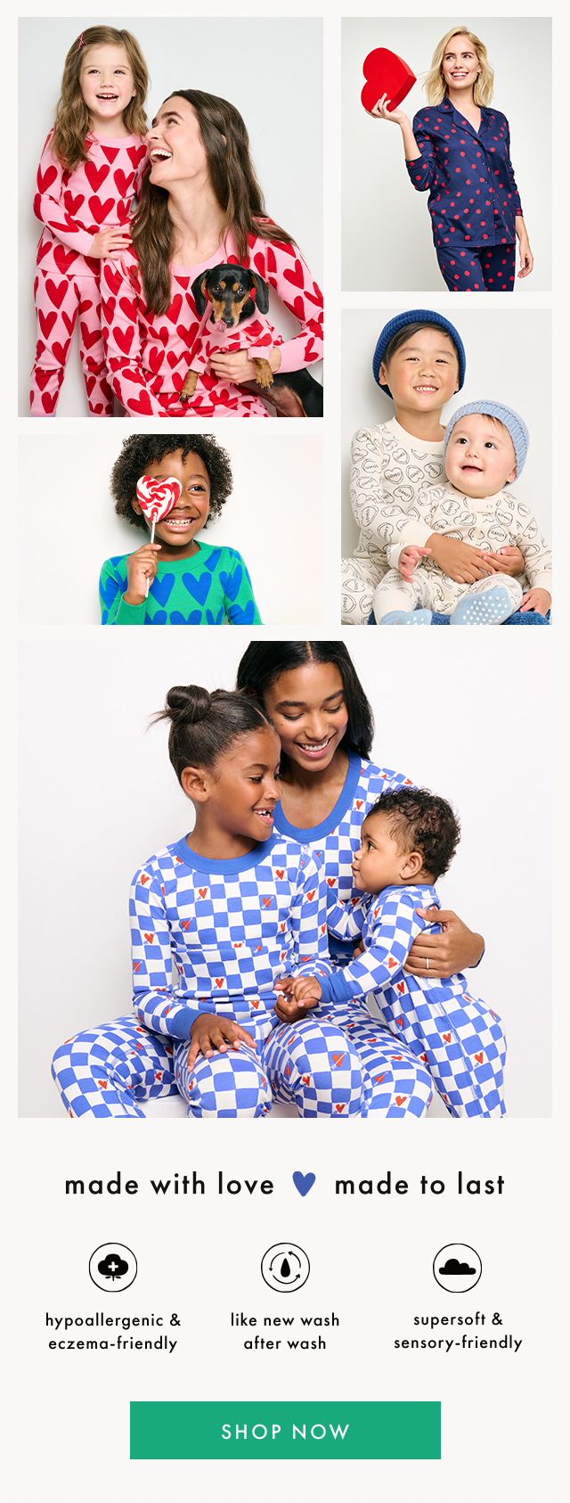 made with love ♥ made to last | hypoallergenic & eczema-friendly | like new wash after wash | supersoft & sensory-friendly | SHOP NOW