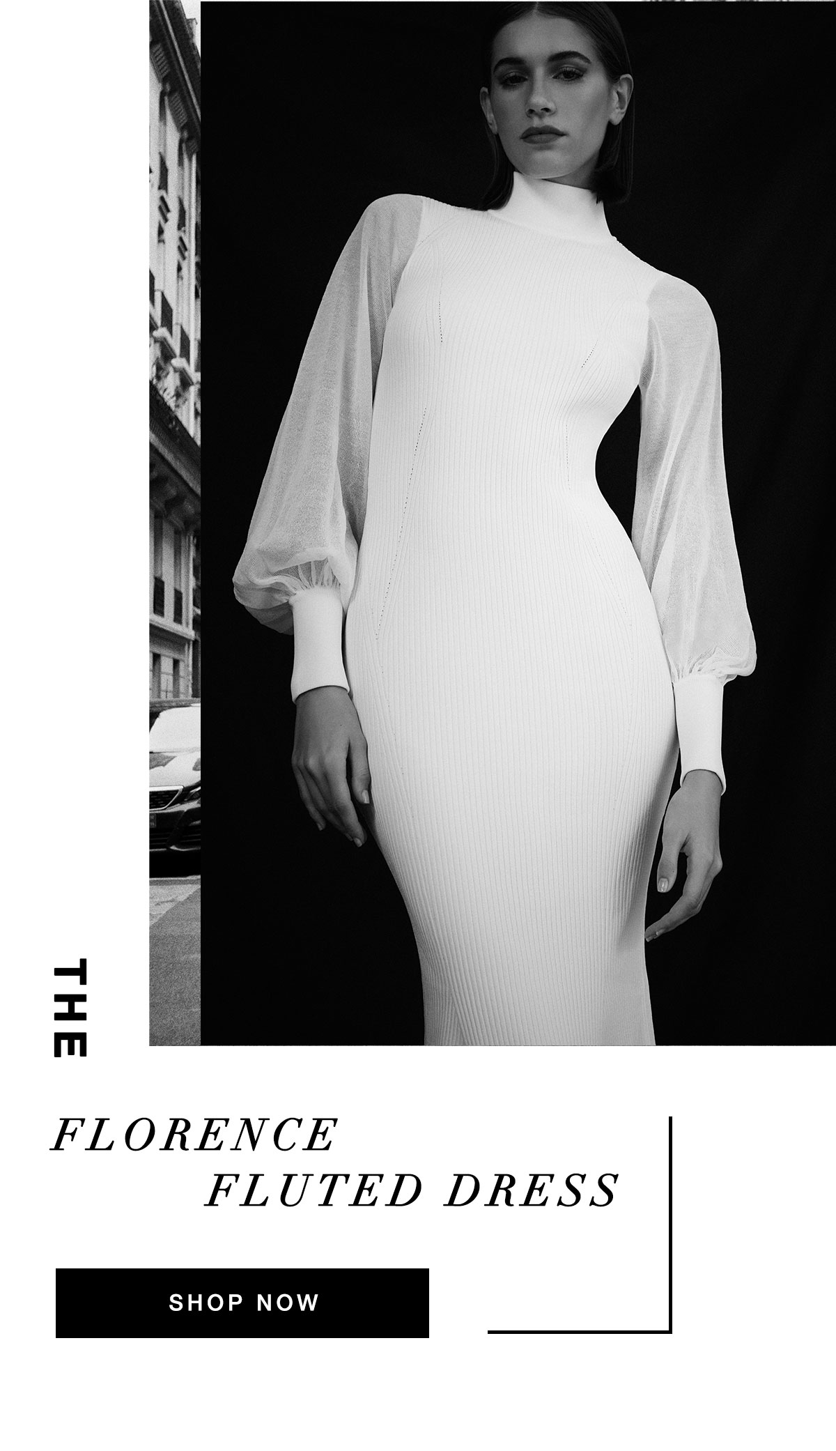 Florence Fluted Dress