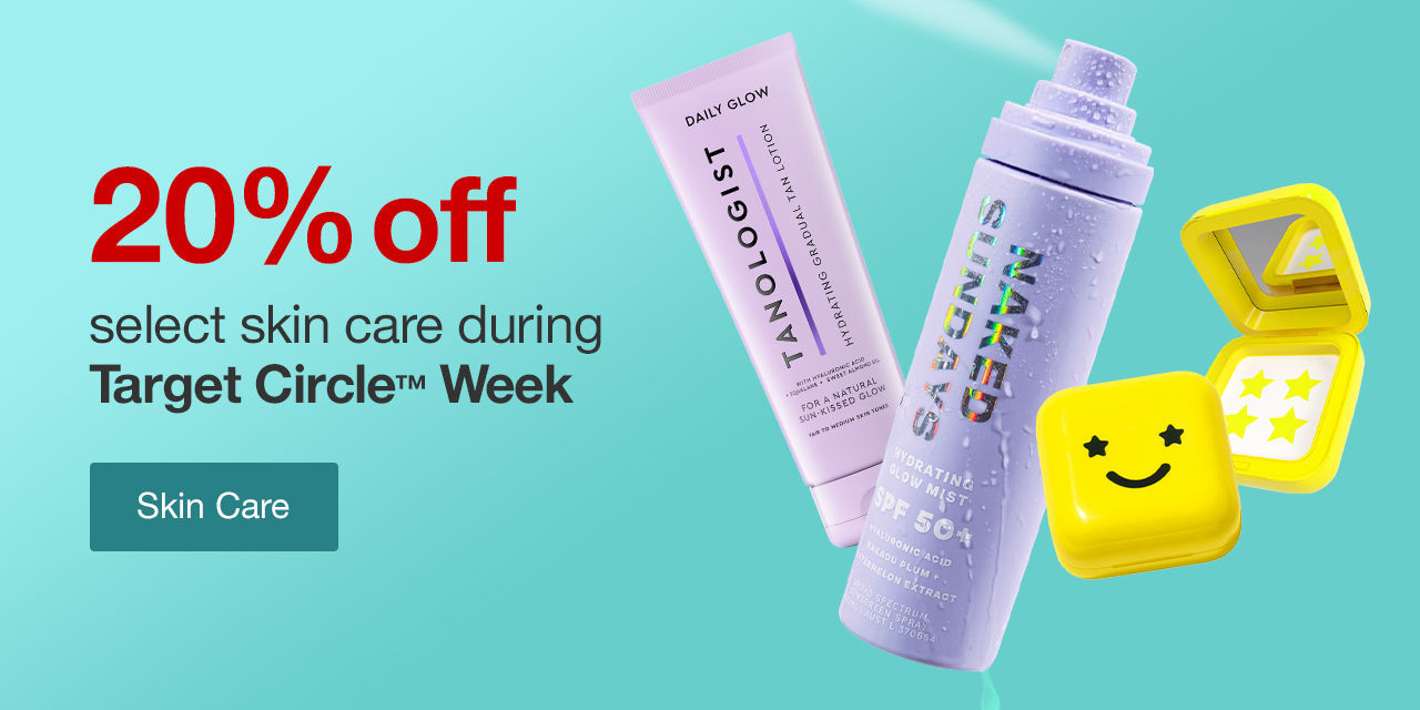 20% off select skin care during Target Circle™ Week. Skin Care >