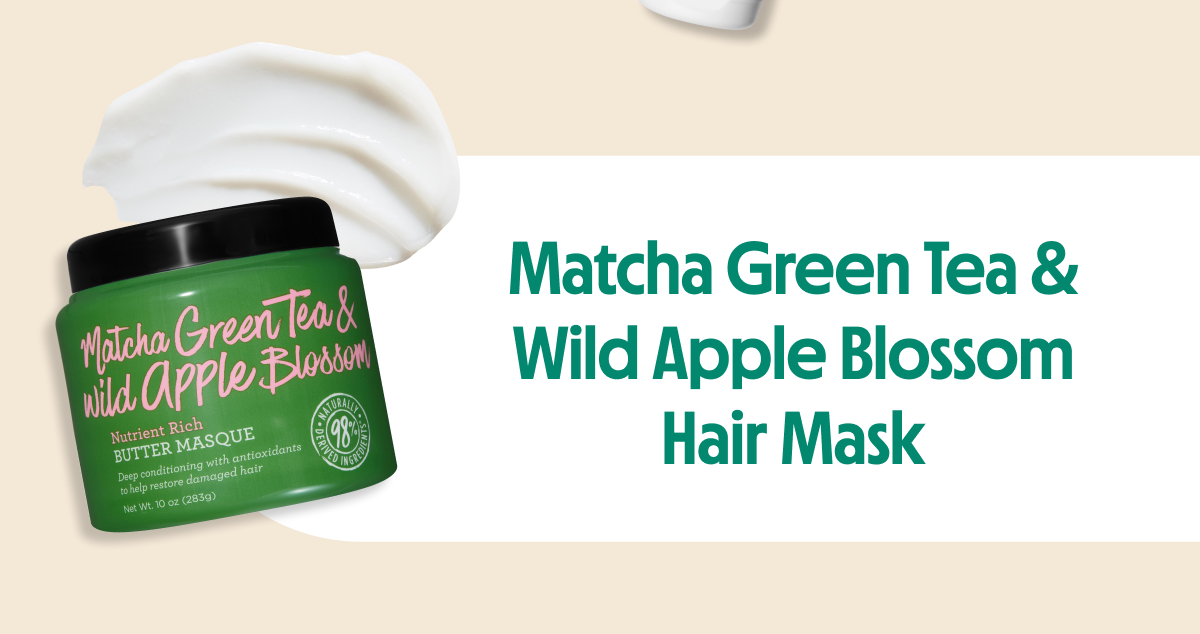 Matcha Green Tea & Wild Apple Blossom Hair Mask