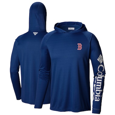  Columbia Navy  Terminal Tackle Long Sleeve Hoodie T-Shirt