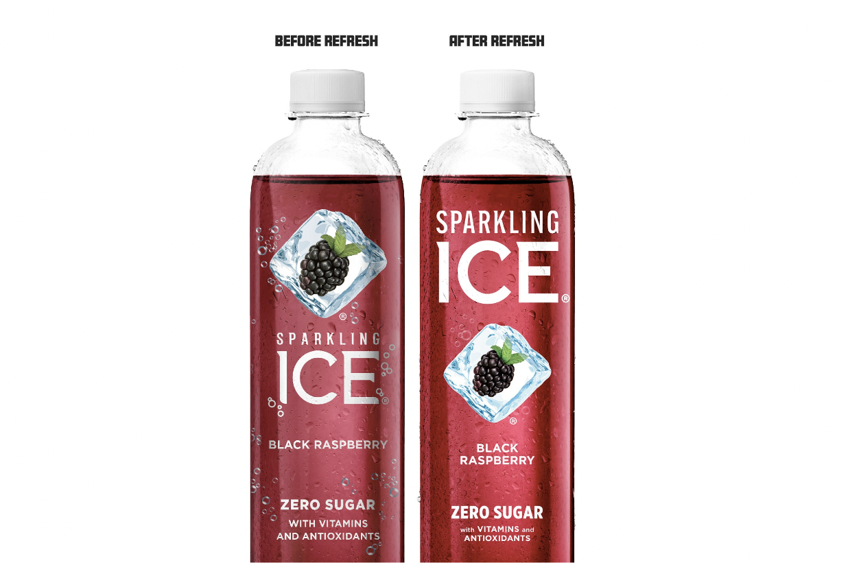 🧊 Sparkling Ice Refreshes Slim Bottles With Modern Look