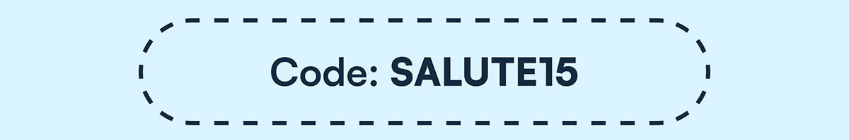 Code: SALUTE15