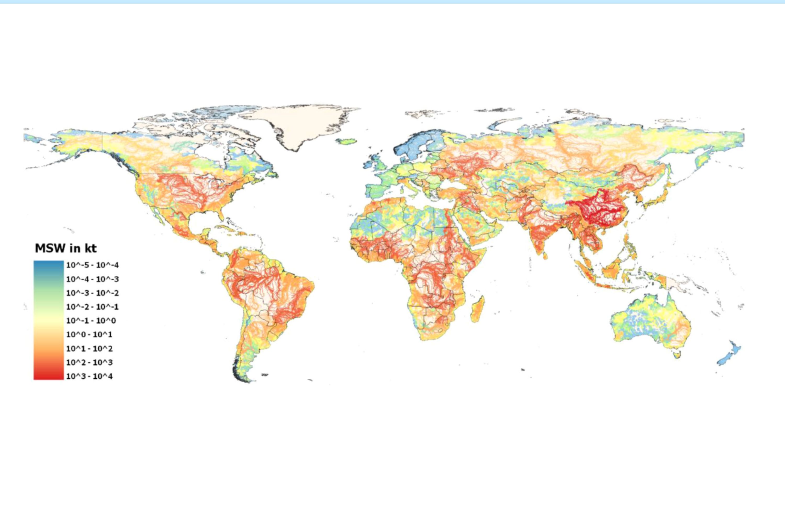 map of waste