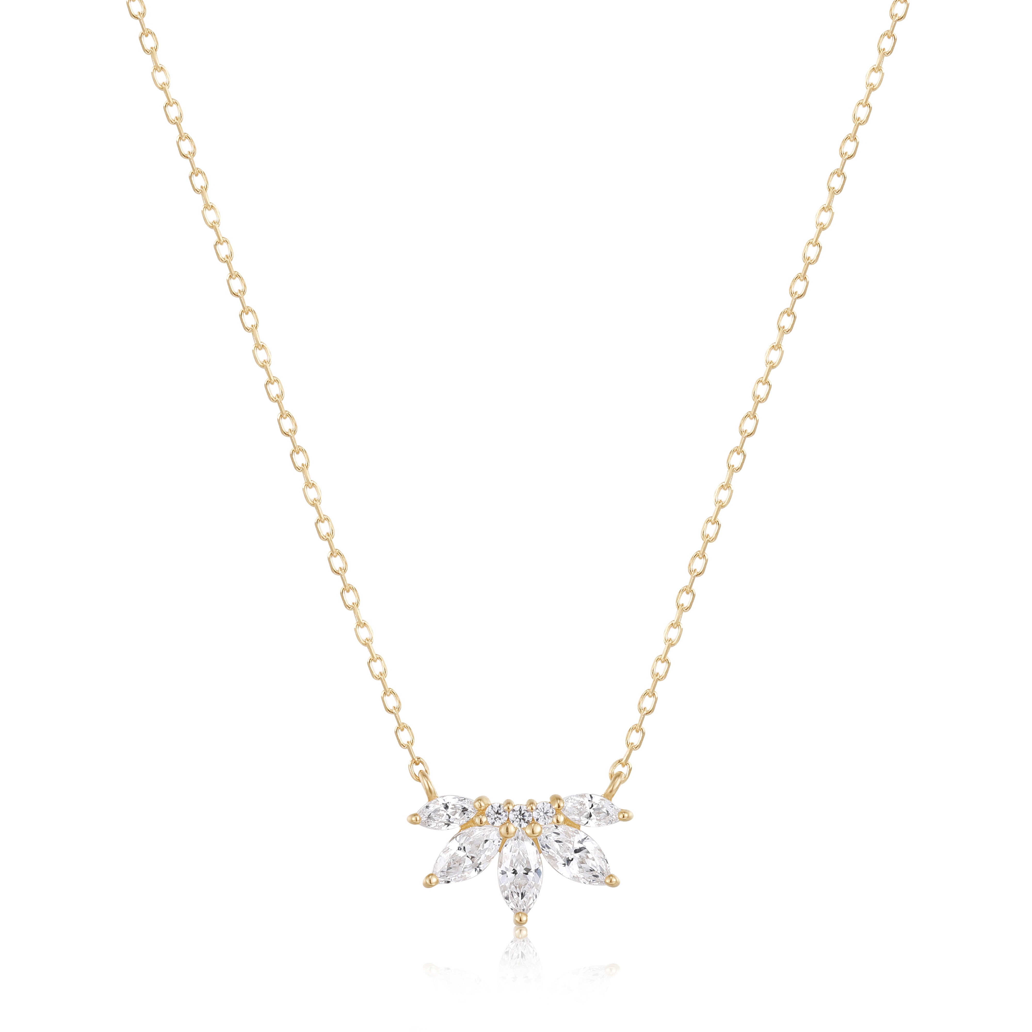 Image of RION x Buddha Jewelry Valentina Necklace Diamond Gold