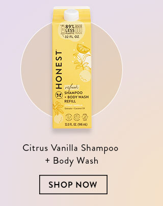 Citrus Vanilla Shampoo + Body Wash