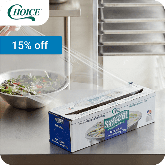 15% off Choice Safecut Foodservice Film