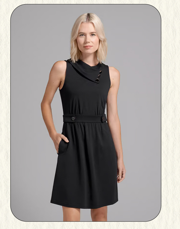 Black Black Coach Tour Dress