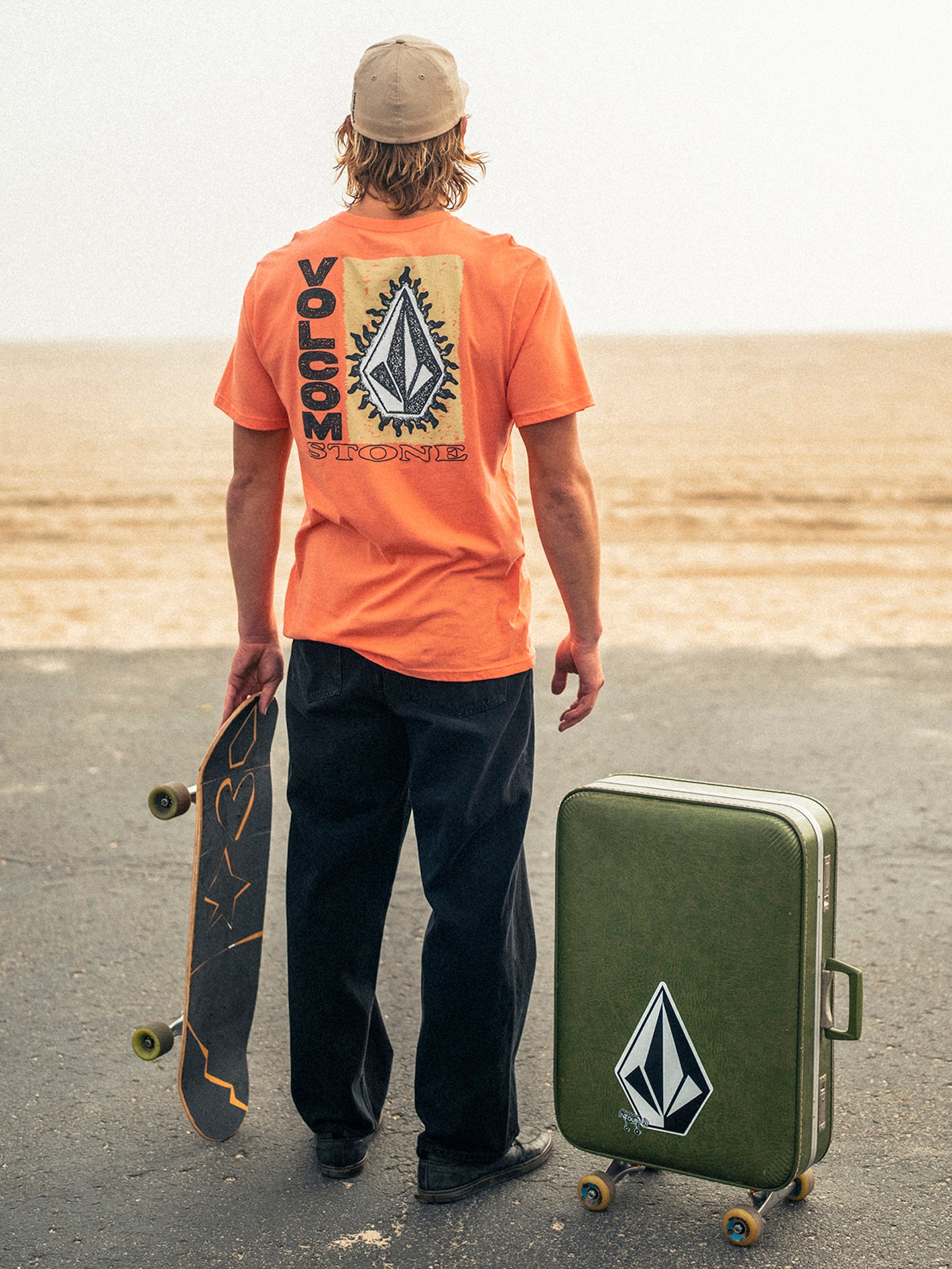 Image of Flamed Short Sleeve Tee - Turbo Orange