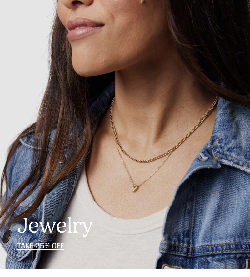 Take 25% off Jewelry