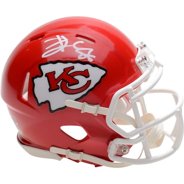 Travis Kelce  Autographed Riddell Speed Mini Helmet