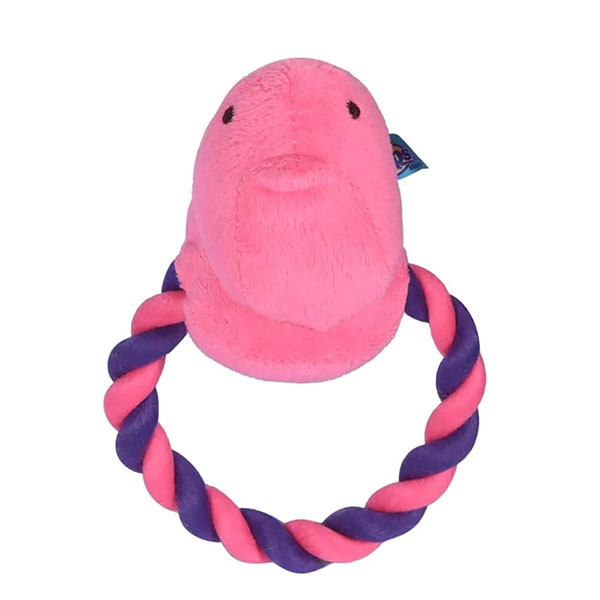 161087 - Peeps Pink Chick Rope Pull Toy