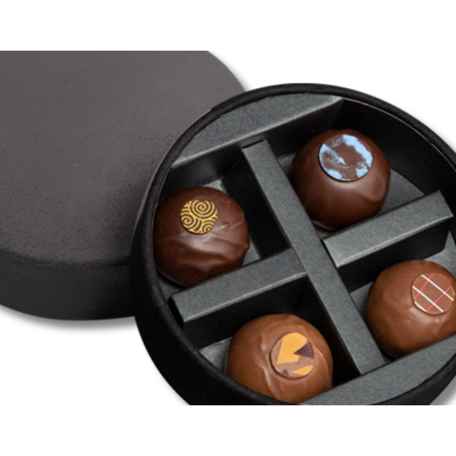 Image of Eclipse | Truffle Box with Traditional Truffles | 4pc