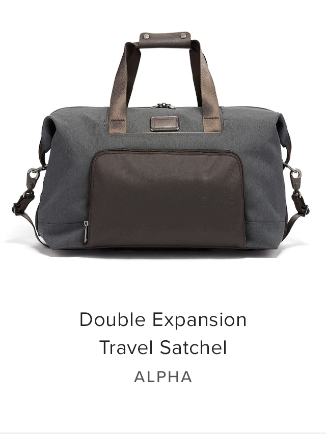 Alpha: Double Expansion Travel Satchel