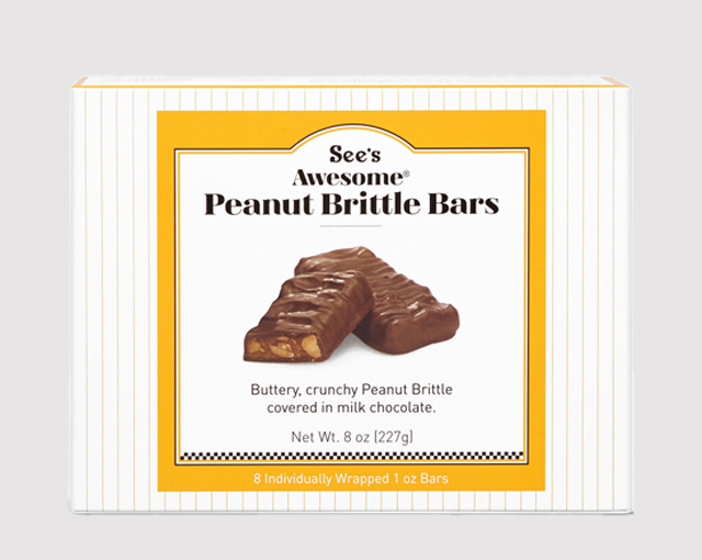 See’s Awesome® Peanut Brittle Bars 