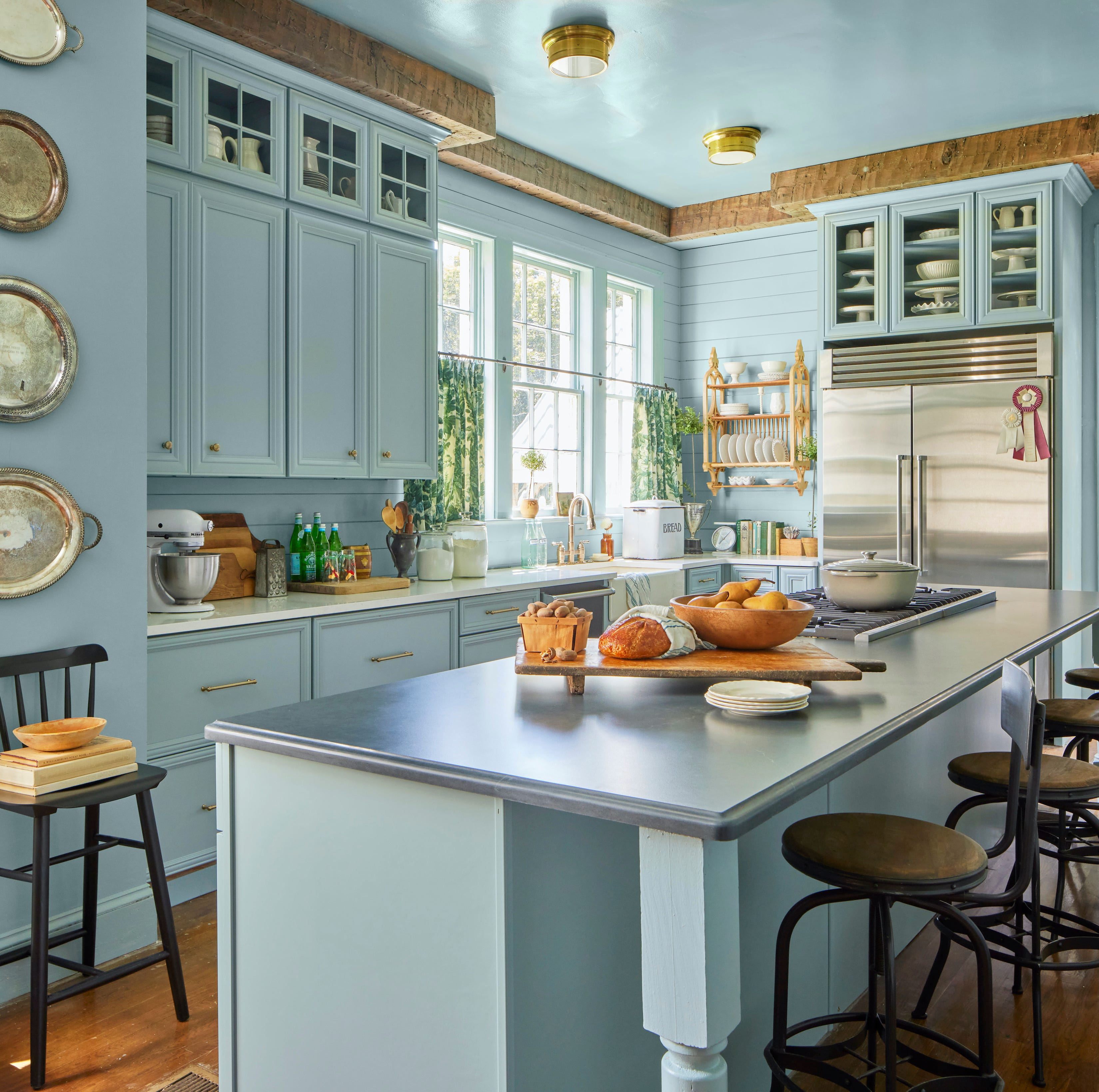 Feeling Blue? You’ll Love These Beautiful Blue Kitchen Cabinet Ideas