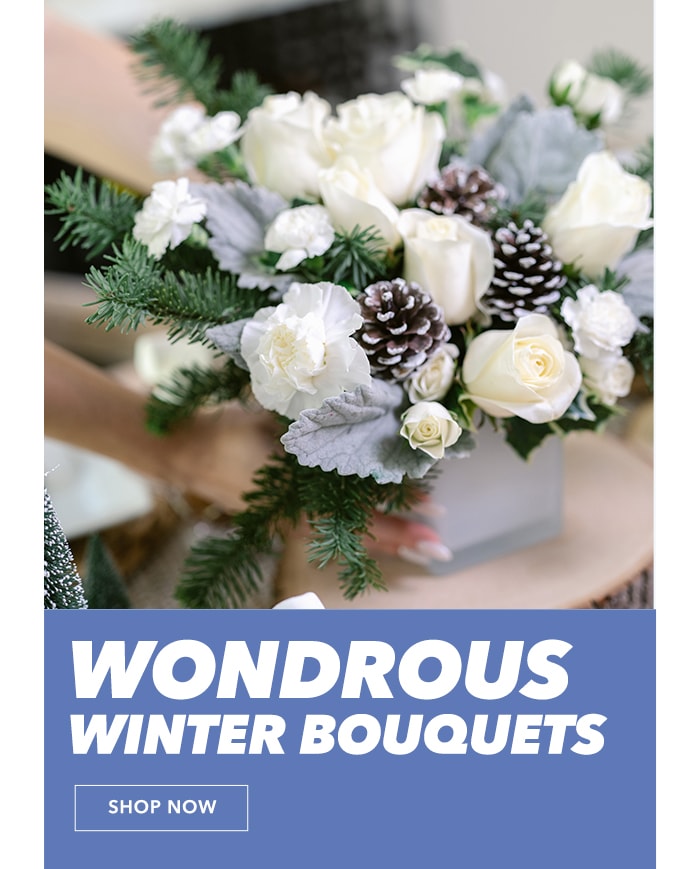 Wondrous winter bouquets