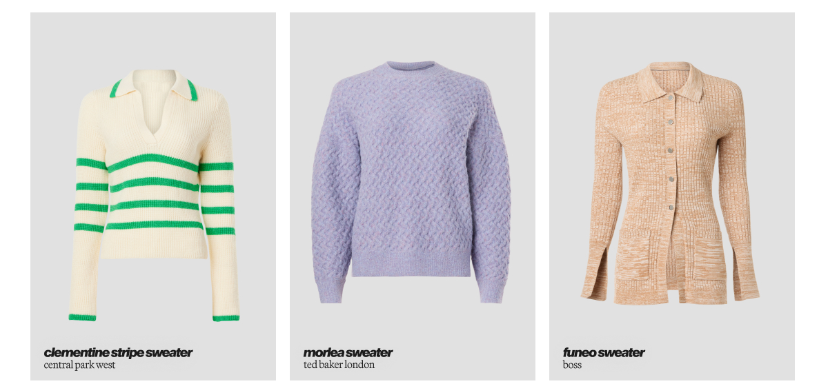 Must haves: airy knits | RENT NOW