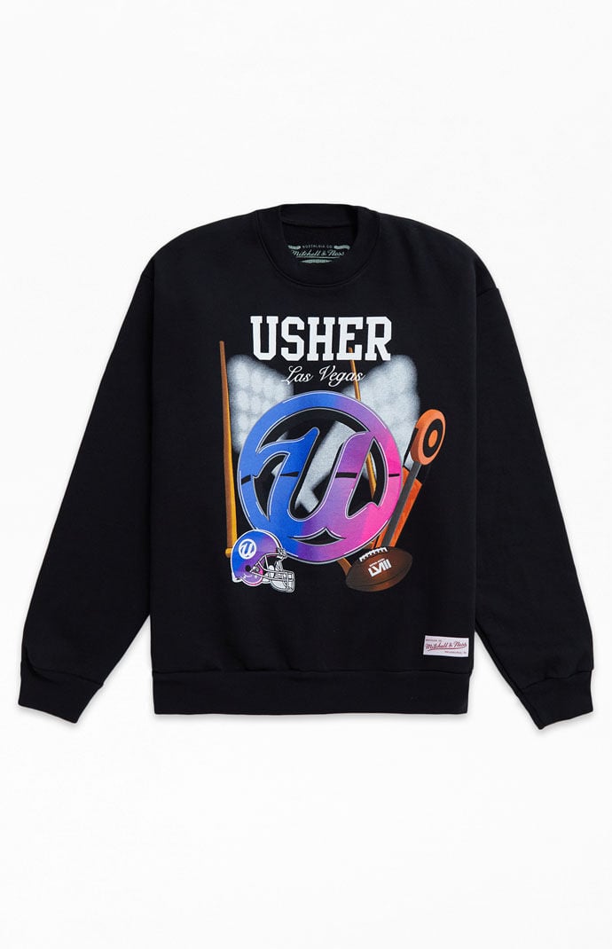 Image: Mitchell & Ness x Usher x NFL Crew Neck Sweatshirt