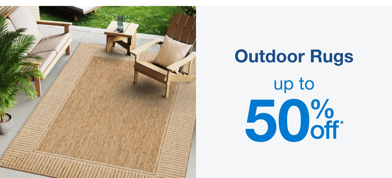 Outdoor Rugs Up to 50% Off* â€” Shop Now!